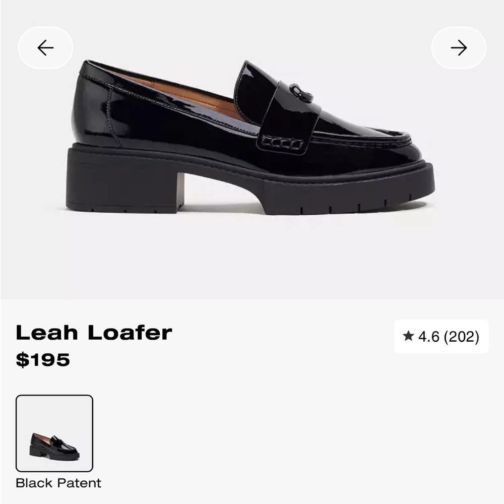 Coach Leah Brown Loafers - Picture 4 of 4